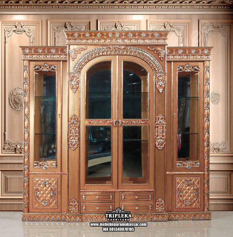 Lemari Hias Sultan 4 Pintu Makassar