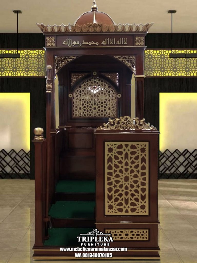Mimbar Masjid Jepara di Makassar