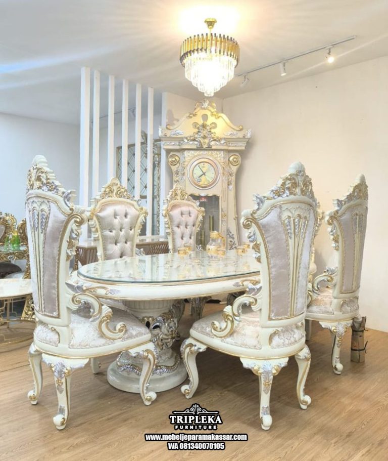 Set Meja Makan Sultan Mewah Makassar