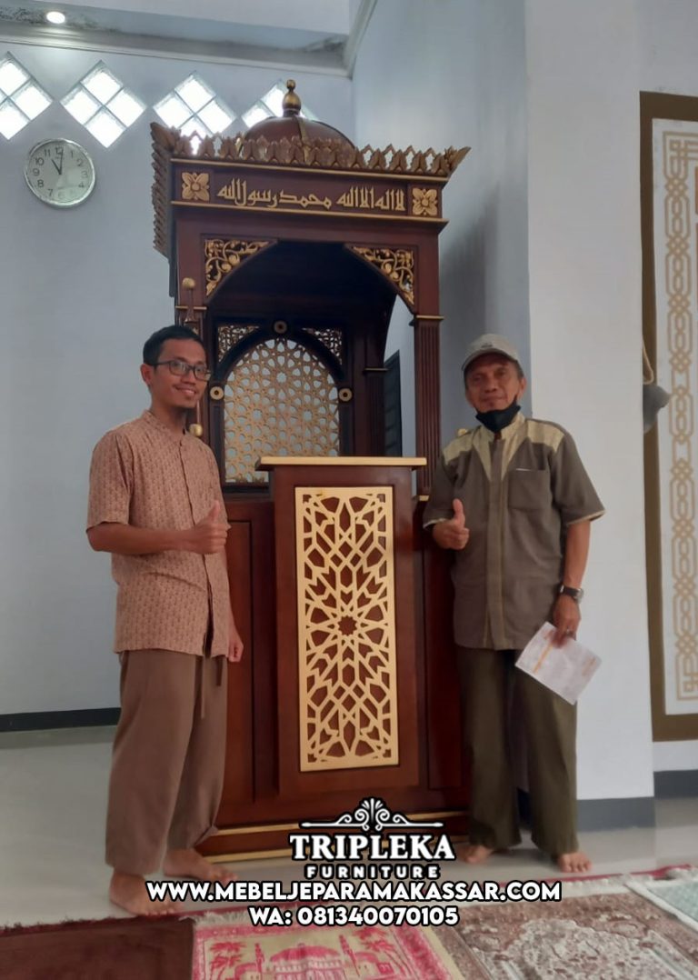 Testimoni Pembeli Mimbar Masjid 1 di Makassar
