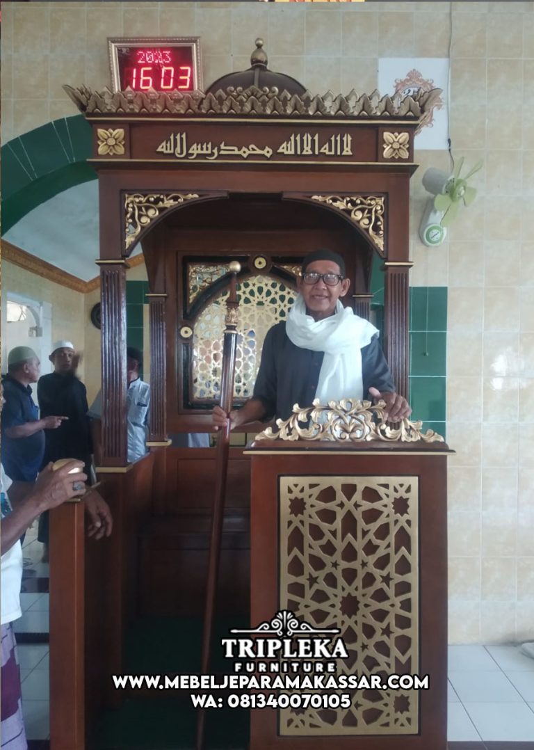 Testimoni Pembeli Mimbar Masjid 2 di Makassar
