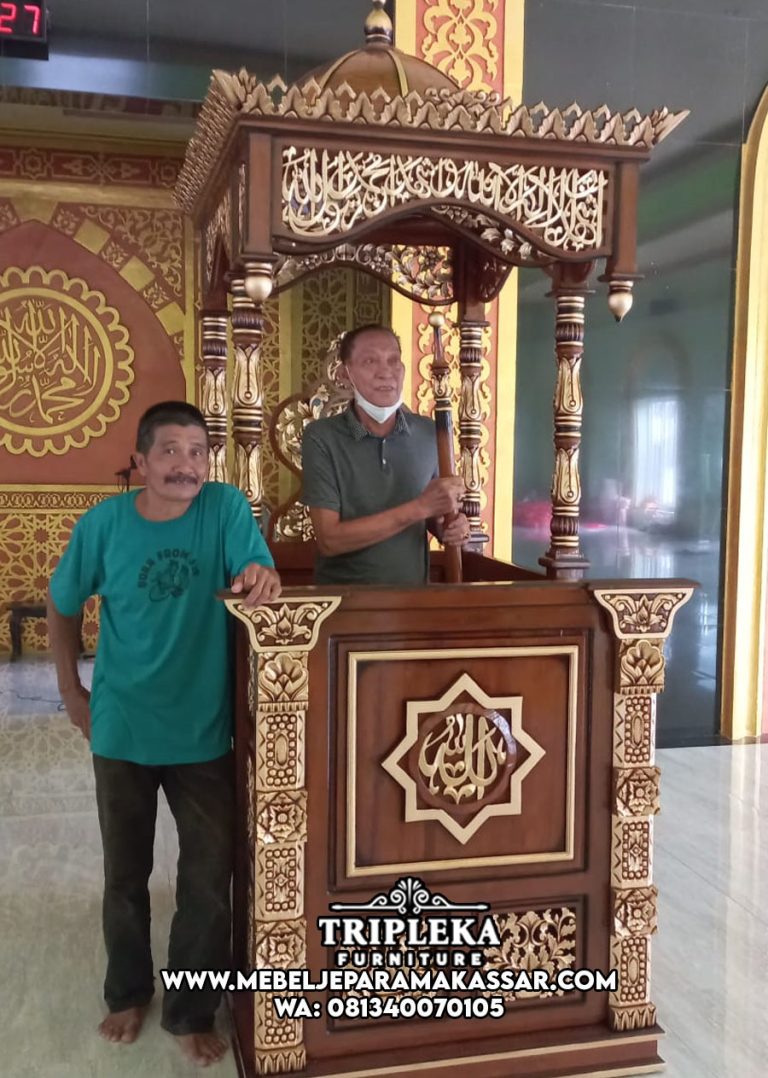 Testimoni Pembeli Mimbar Masjid 3 di Makassar