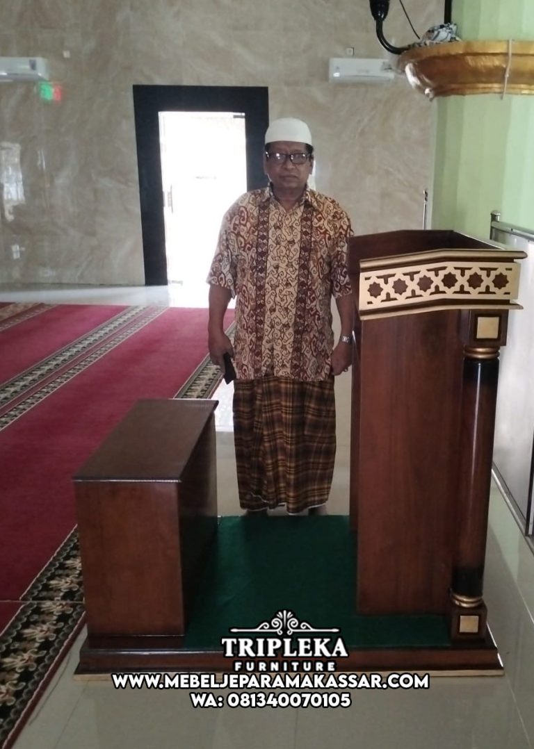 Testimoni Pembeli Mimbar Masjid 7 di Makassar