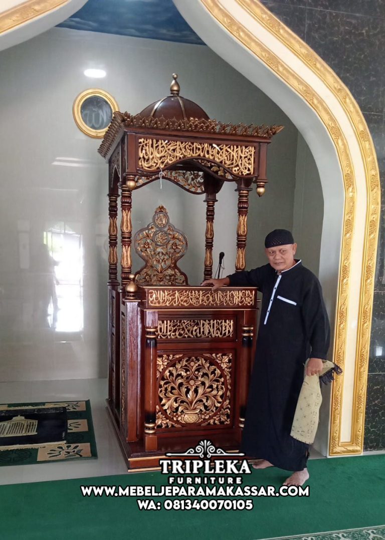 Testimoni Pembeli Mimbar Masjid 8 di Makassar