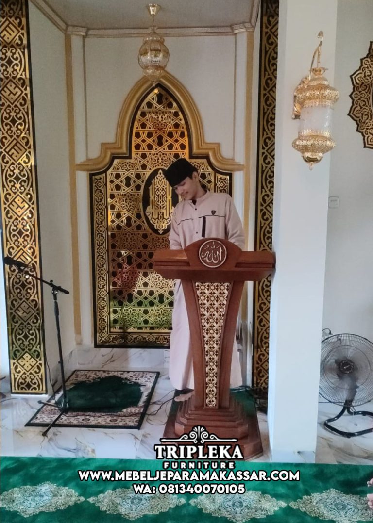 Testimoni Pembeli Mimbar Masjid 9 di Makassar