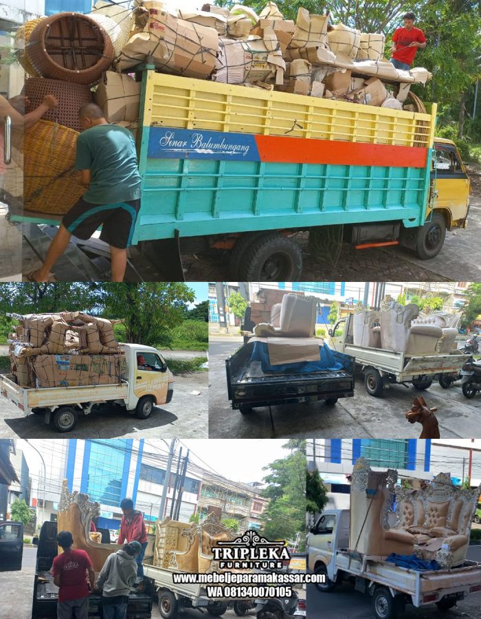 Proses Pengiriman Mebel Jepara Makassar